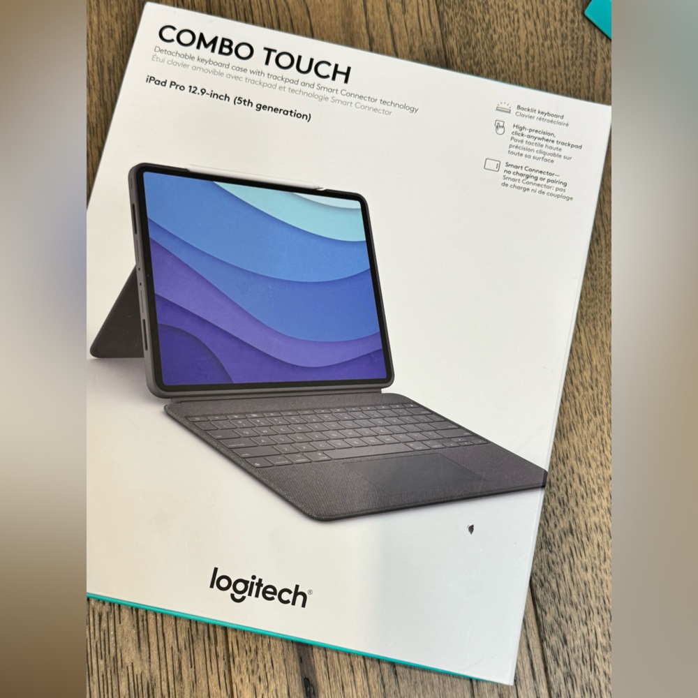 Logitech Combo Touch detachable keyboard case with trackpad and Smart Connector